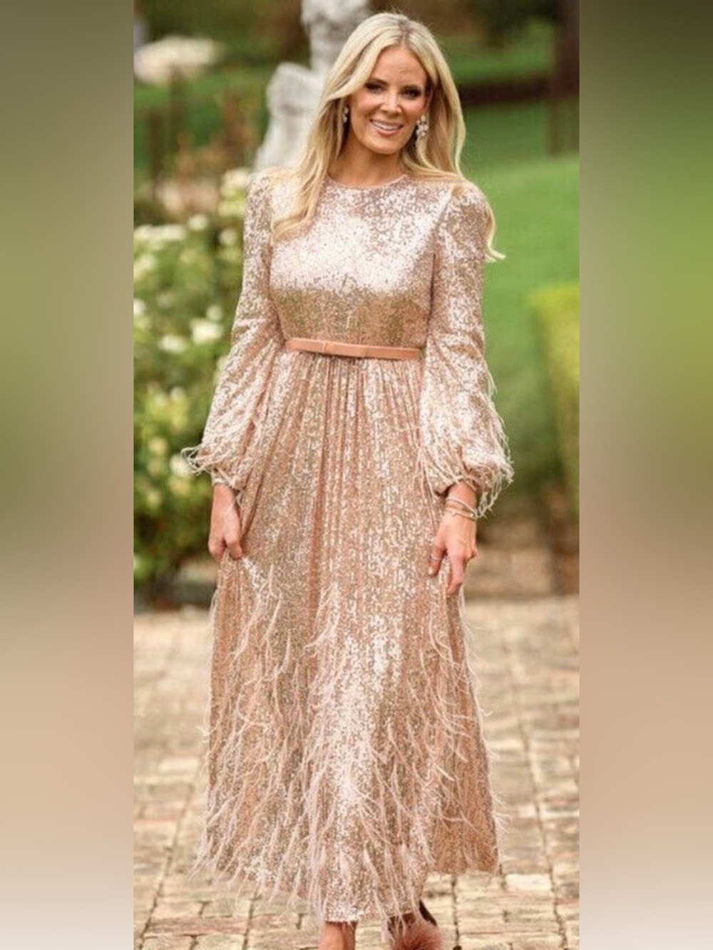 Antonio Melani sequined formal dress size 8